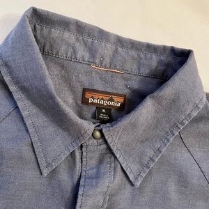 Patagonia XL long sleeve western snap shirt